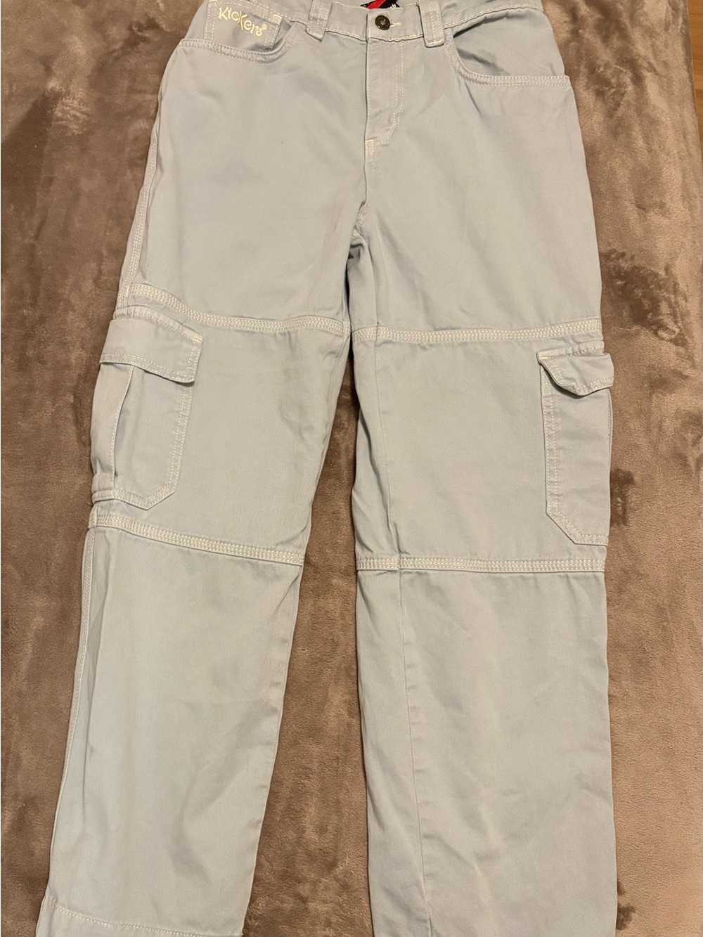 Kickers Women’s Light Blue Cargo Jeans